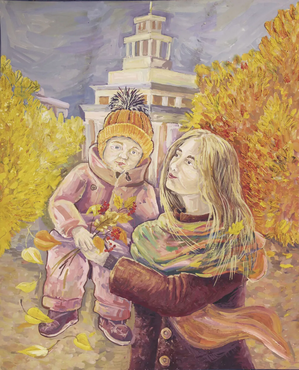 Артёменко Валерия 14 лет Младшая сестра ДХШ г. Кемерово пр. Шаталова Н.Н., гуашь, 2020 г., 55 на 40