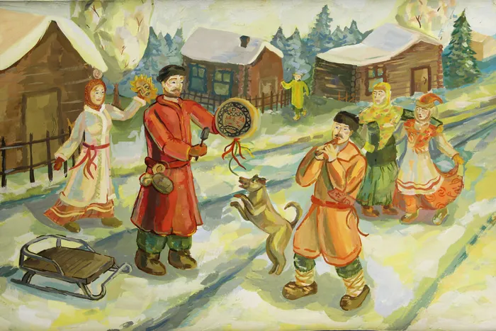 Денисенко Анна 13 лет Колядки пр. Семенова Е.В.