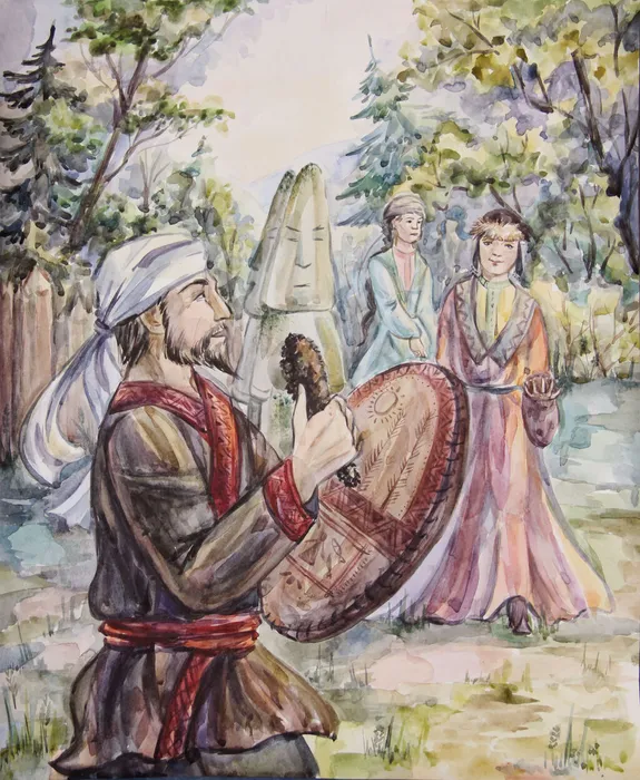 Белоусова Кира _14 лет_  Шорский праздник Томазак _ Пайрам ДХШ г. Кемерово пр. Семёнова Е.В.